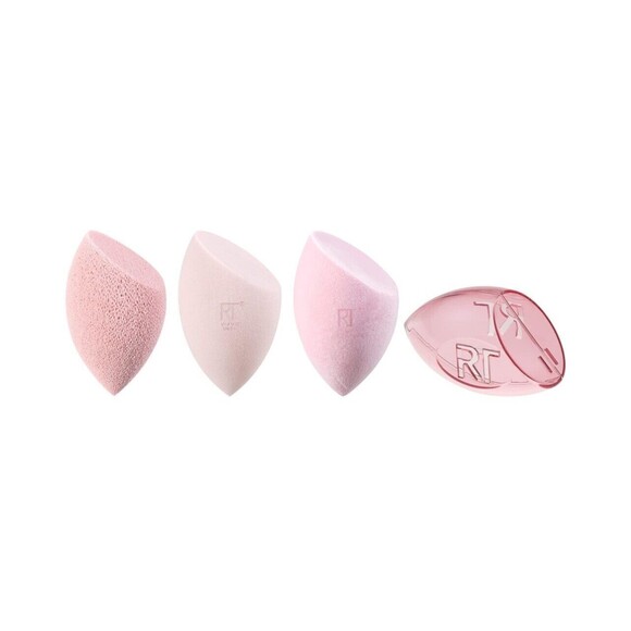 Real Techniques Limited Edition Cleanse, Blend, Set and Go Makeup Sponge 4pc Set - Picture 2 of 4
